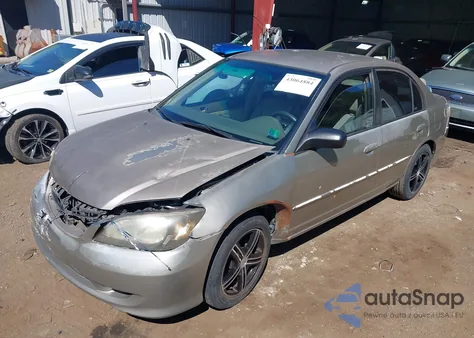 2005 Honda Civic Lx from USA, damaged, VIN 2HGES16515H604203